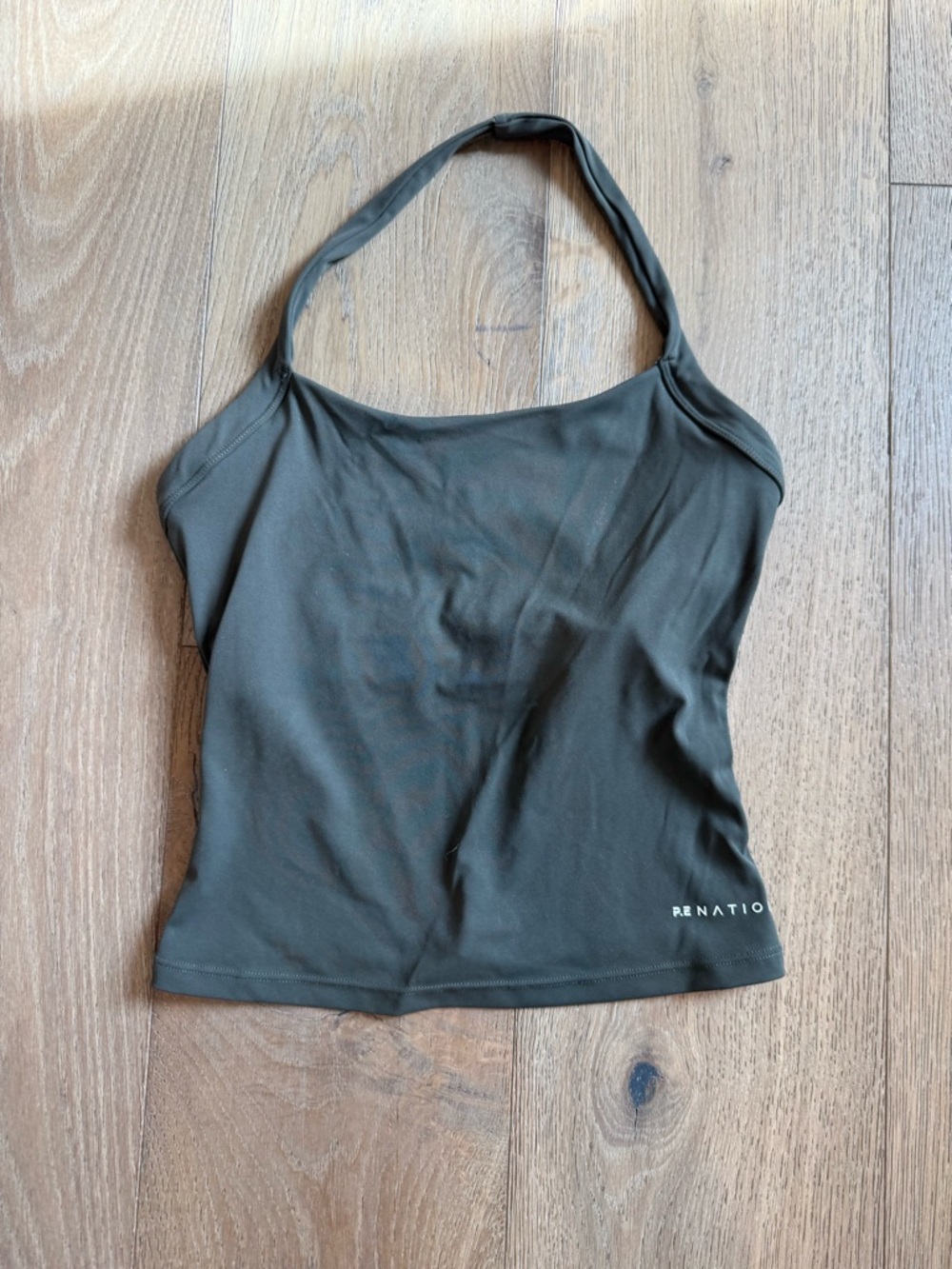 P.E Nation Olive Halter Camisole
